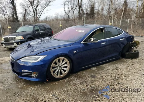 2018 Tesla Model S из США, поврежденный, VIN 5YJSA1E27JF296885